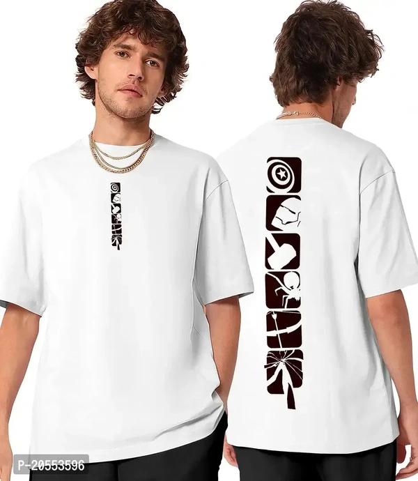 White Beague T Shirt Losse T Shirt For Boys  - White, Xl