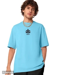 Blue Frankie Oversized Rounded Neck T-shirt For Mens And Boys - Shakespeare, Xl