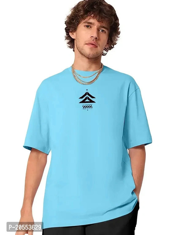 Blue Frankie Oversized Rounded Neck T-shirt For Mens And Boys - Shakespeare, Xl