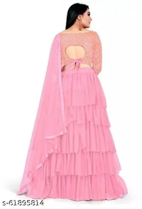 Gracefully Womens Lehenga Choli  - Free Size