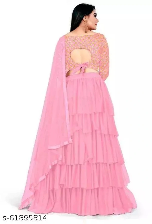 Gracefully Womens Lehenga Choli  - Free Size