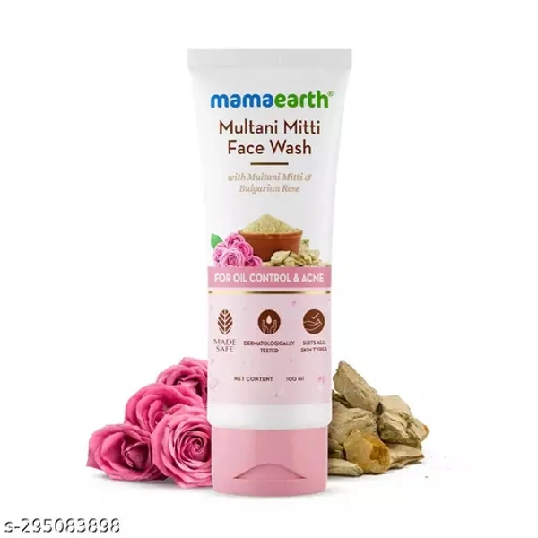 Mama Earth  Multani Face Wash Best Face Wash Ever Rich In Multani Mitti Made From Goodness Of Mulatani Mitti 