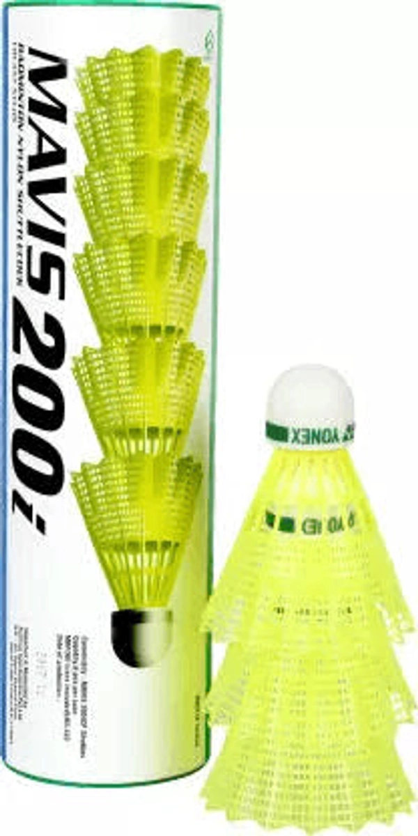 YONEX MAVIS 200I GREEN CAP NYLON SHUTTLE 