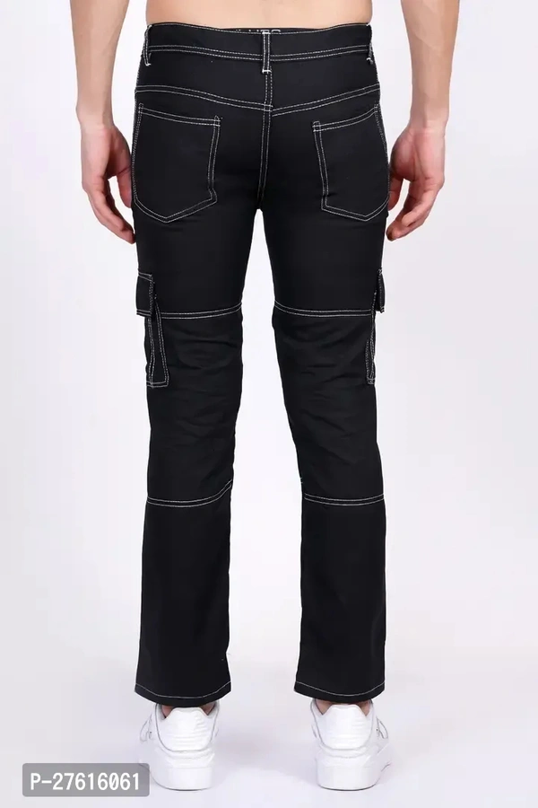Boys Solid Colour Cotton Blend Stretch Pant  - 34