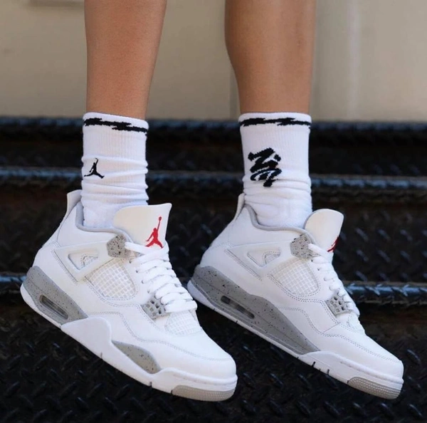 Oreo White Nike Jordan 4 Sb Edition Master Copy No Can Guess 100% Similar - White, 7