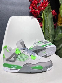 Nike Jordan Sb Edition 4 Green Funky Sneakers Shoes  - 6