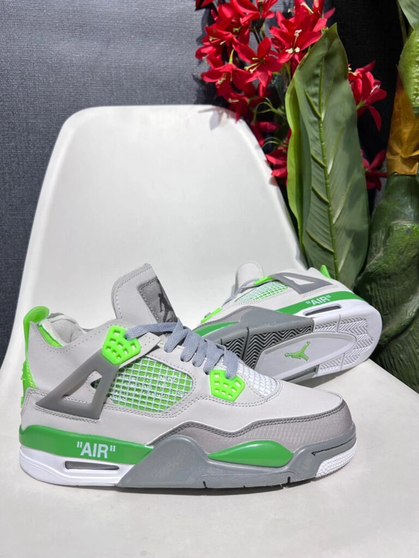 Nike Jordan Sb Edition 4 Green Funky Sneakers Shoes  - 6