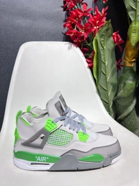 Nike Jordan Sb Edition 4 Green Funky Sneakers Shoes  - 6