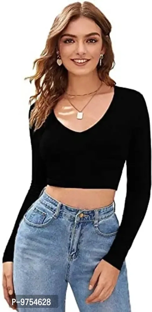 Ladies Top For Girls Polyester Fabric - Xl