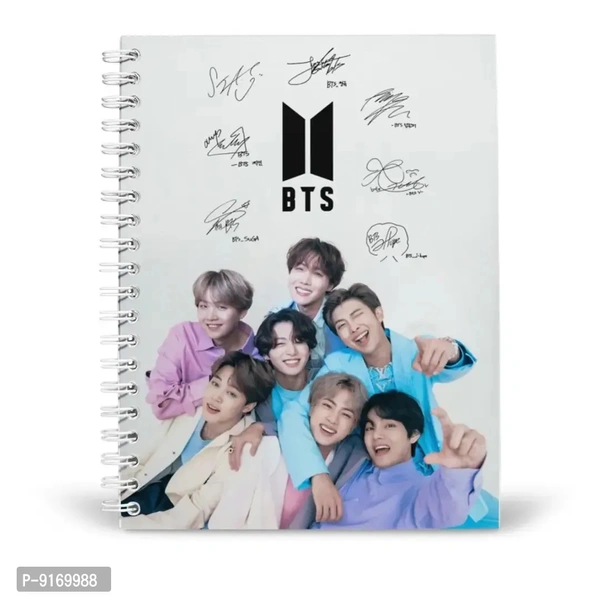 BTS All Seven Spiral Notebook With There Signature Original 