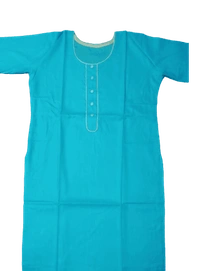 SWAPNA  GARMANTS Hand Made LEON KURTI  - XL, Bright Turquoise