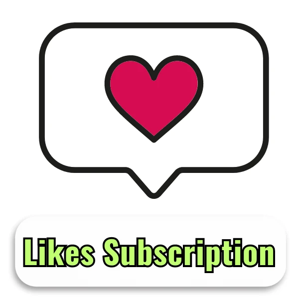 Likes Subscription for the Last 20 Posts - Last 20 per post 1000 Likes