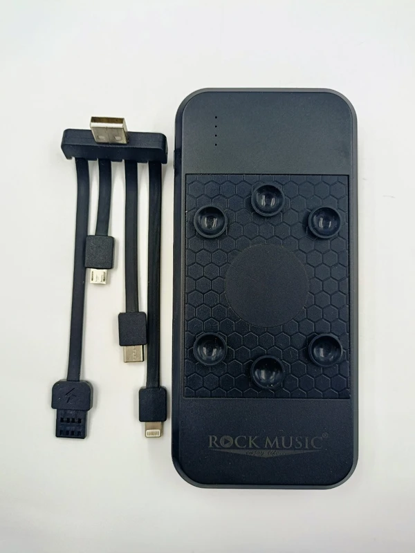 Rockmusic RM-PB03 12000MAH 4 in 1 Power Hub - Black