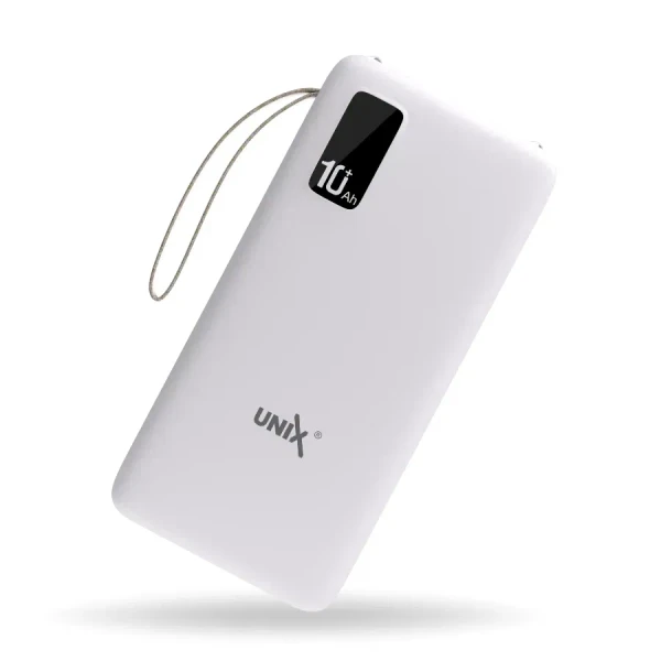 Unix UX-1511 Four In One Power Bank 10000 mAh - White