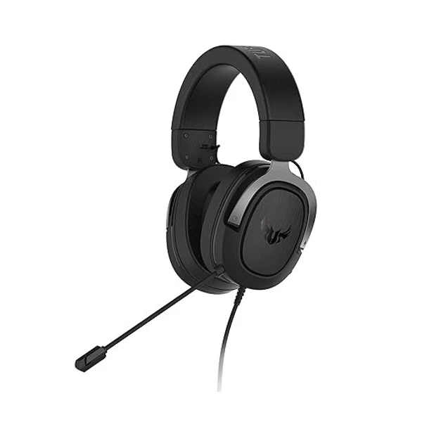 ASUS TUF GAMING H3 GUN METAL Wired Gaming Headset - Black