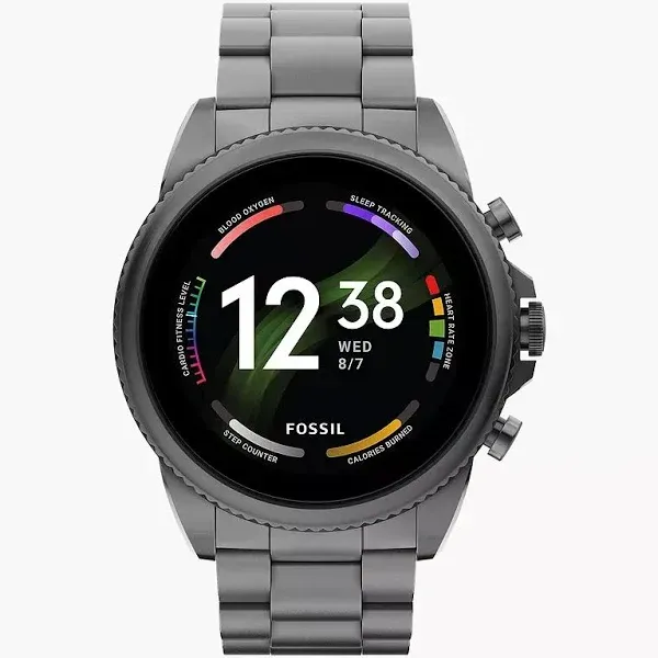 Fossil Gen 6 Smartwatch With Logo - Gun Metal