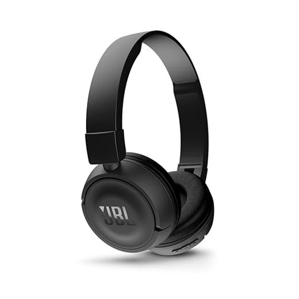 JBL T450BT by Harman Extra Bass Wireless On-Ear Headphones with Mic - Black