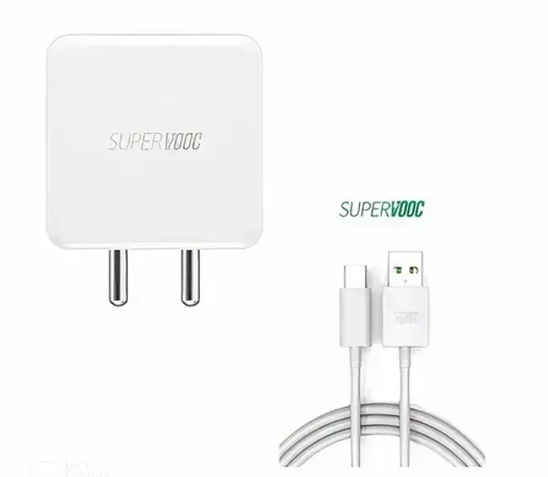 Oppo 85W SUPERVOOC Charger - White