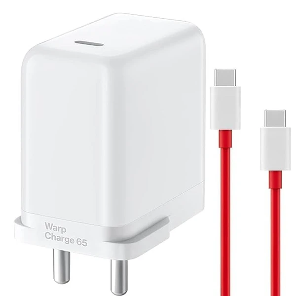 Oneplus C To C 130W Power Adapter With Cable - White