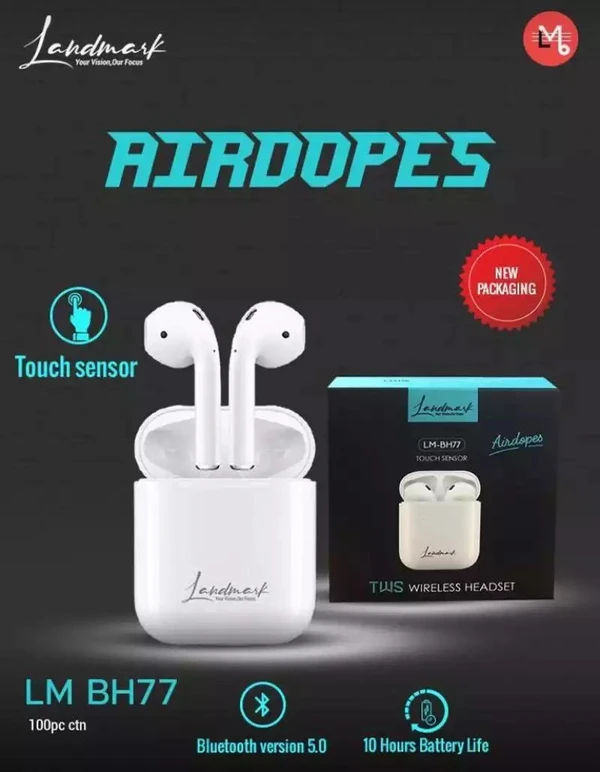 Landmark Airdopes LM-BH77 - White