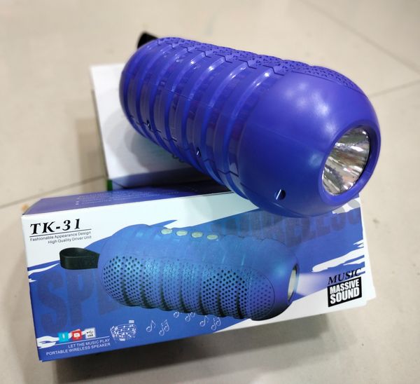 TK-31 Portable Music Speaker With Torch