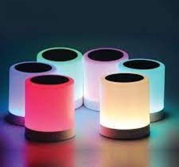 JK-671 Touch Night Lamp Portable Bluetooth Speaker - 