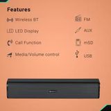 ZEBRONICS Zeb-Vita Plus Mini 16 w Soundbar Supporting LED Display, USB, SD Card, AUX, FM, TWS & Call Function. (Grey) - Black