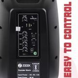 Zoook ZK-Thunder Storm 80 W Bluetooth Trolly Party Speaker  (Black, Stereo Channel) - Black