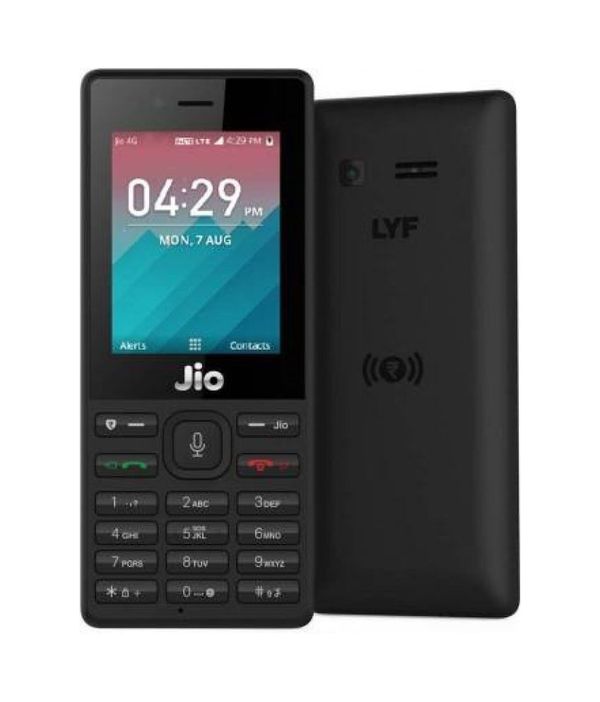 Jio F120 Keypad Phone - Black