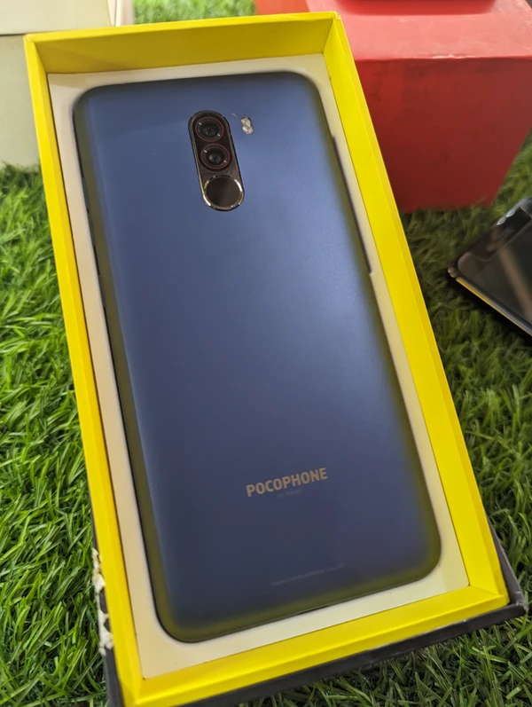 Poco F1 6GB/128GB (With Box) - Steel Blue