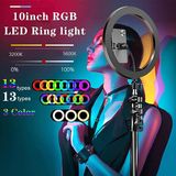 18 Inch RGB LED Ring Light With 16 Colour Modes Adjustable Dimmable Lighting