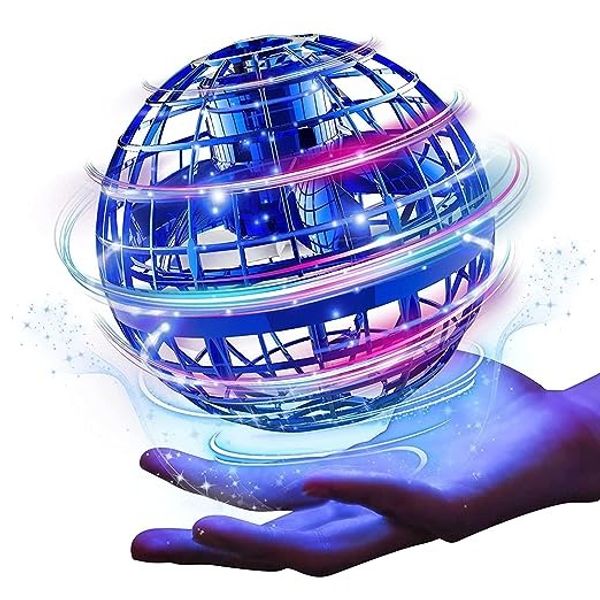 UFO Ball,New Upgraded Flying Ball Toy,RGB Lights and 360°Rotating Magic - RGB