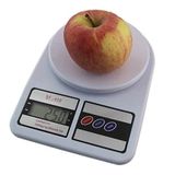 Multipurpose Portable Electronic Digital Weighing Scale Weight Machine (10 Kg - with Back Light), White, Small - White