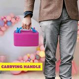 UISP High Power Electric Balloon Machine Inflator Air Pump for Foil Balloon Inflatable Toy and Other Accessories Wedding Party Balloon Air Pumper - Magenta / Fuchsia
