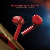 boAt Airdopes 131 Iron Man Edition with 15 Hours Playtime Bluetooth Headset  (Iron Blood, True Wireless) - Red