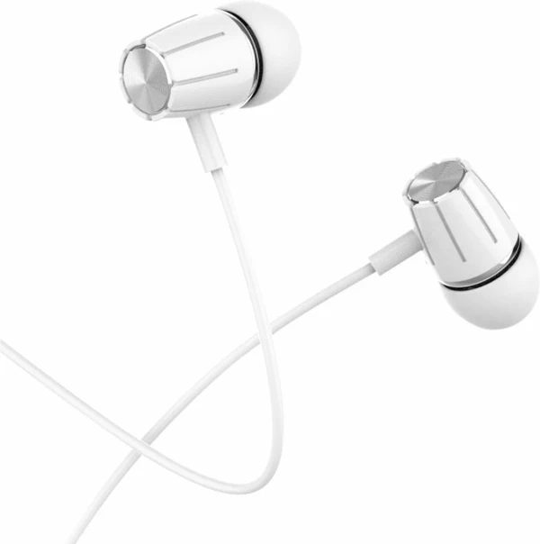 U&i Superb Bass Low Price Earphones - Snake Series Wired Headset  - White