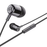 U&I live series earphones Ui-6615 with mic - Black