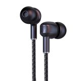 LANDMARK Champ in-Ear Durable Wired Handsfree Anti Tangle 3.5 mm Earphones with Mic & Deep Bass Sound - Black