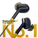 Realme Buds Q+ with Stereo HD Sound in-Ear Earphones with Mic  - Yellow
