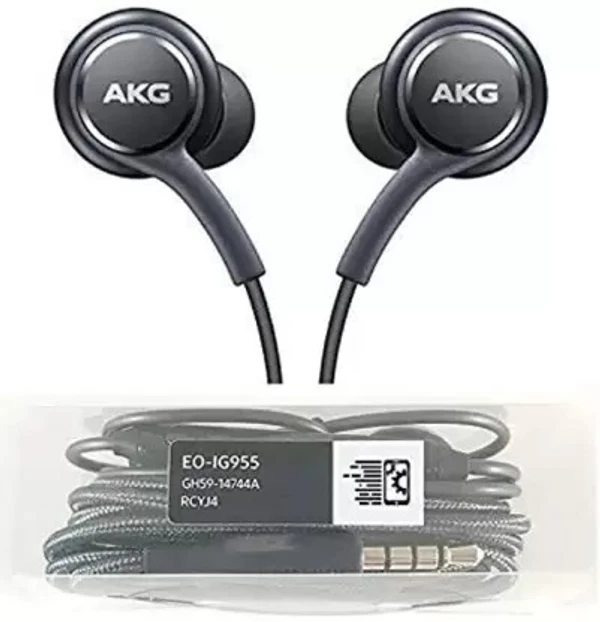 AKG 3.5mm Jack Earphones Super Bass AKG Hands-Free Wired Headset - Black