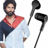 U&i Most Affordable Earphone - Eco Series Wired Headset  (Black, In the Ear) - Black