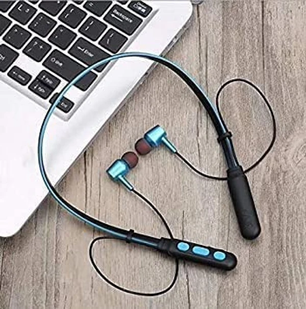 B11 Bluetooth Neckband With Mic Support, Stereo Sound For All Smartphones & Devices  - Multi