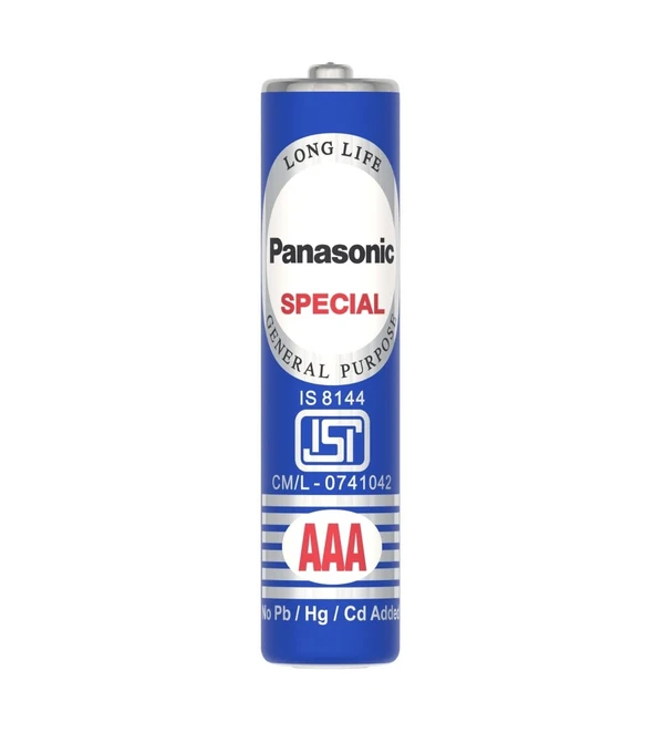 Panasonic AAA Battery (Pack Of 10) - Dark Blue - Blue