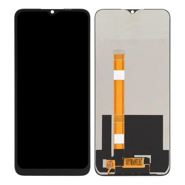 LCD with Touch Screen for OPPO A15 - Black (Display glass combo folder) - Black