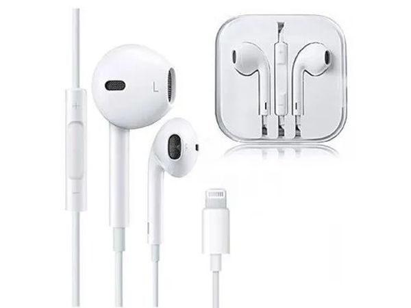 Lightning Earphones Compatible With Apple Devices - White