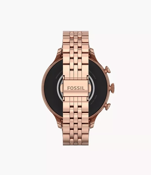 Fossil Gen 6 Smartwatch With Logo - Rose Gold