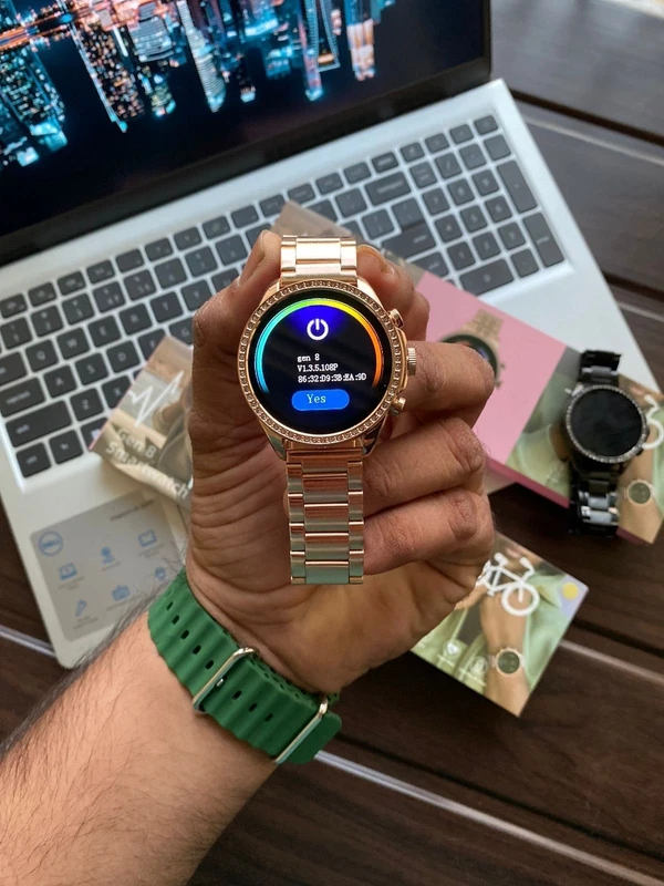 Fossil Gen 9 Smartwatch With Logo - Rose Gold