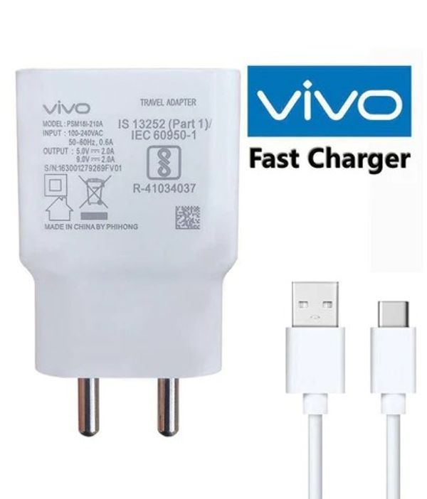Vivo Original Fast Charging Adapter (From Service Center) - White