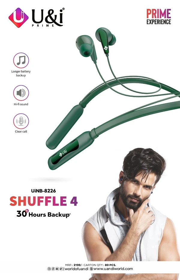 U&I Shuffle 4 Neckband - Assorted, 6 Months