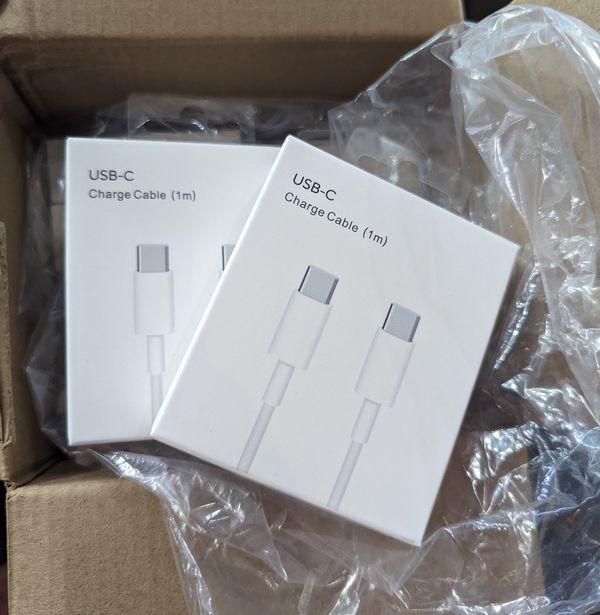Iphone C to C Data Cable - White
